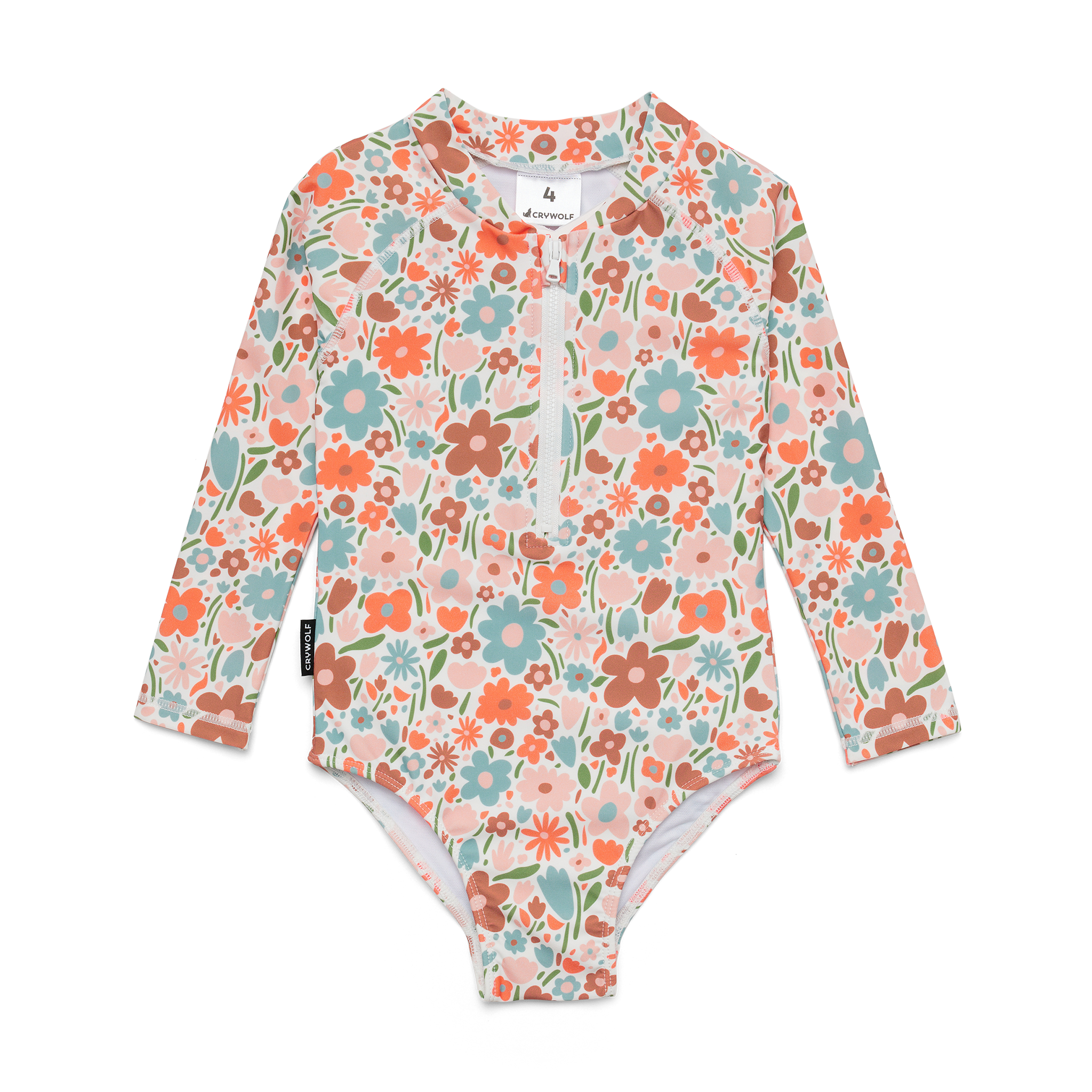 Long Sleeve Infant Swimwear Nz Crywolf Long Sleeve Swimsuit Flower